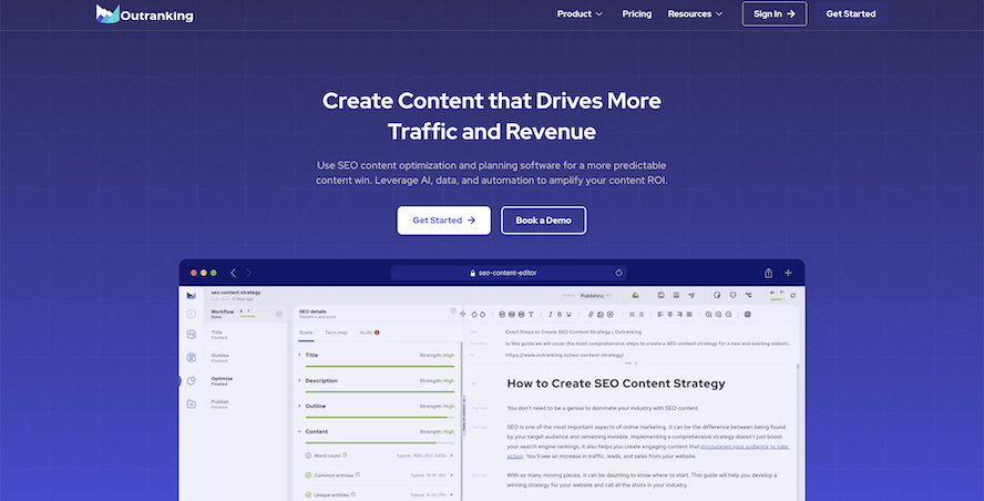 Outranking- The Future of Content Optimization - A Review - Freetrial.Reviews