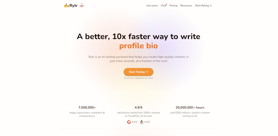 Revolutionize Your Writing with Rytr AI - Free Trial Available!